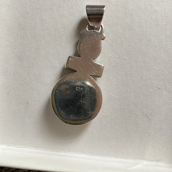 Shell and Opal pendant - Picture 3 of 3